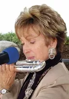 SONGBIRD : Los Angeles-based jazz singer and flutist Libbie Jo Synder joins The Pat Cormick Group on April 10 at Casa de Flores, April 11 at the SLO Down Pub; and April 12 at The Cliff’s Resort and the Nipomo Presbyterian Church. - PHOTO BY ALEXANDER PAYNE