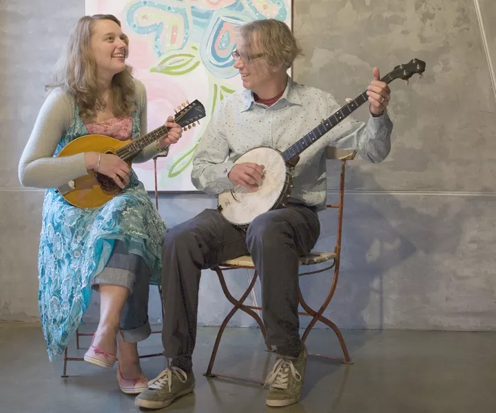 GOOD HILL COUNTRY FOLK : Hear the original Appalachian folk music of Jeni and Billy on May 4 at the Red Barn. - PHOTO COURTESY OFJENI AND BILLY