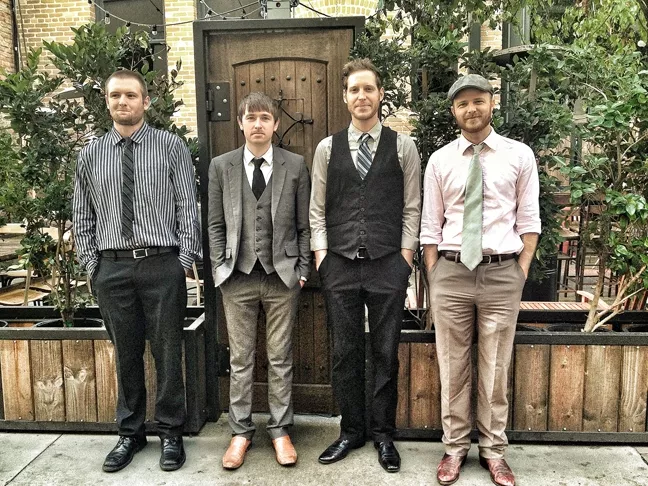 GET DOWN, BOYS! : L.A.’s hipster bluegrass outfit, the Get Down Boys, plays the Red Barn series on Oct. 13. - PHOTO COURTESY OF THE GET DOWN BOYS