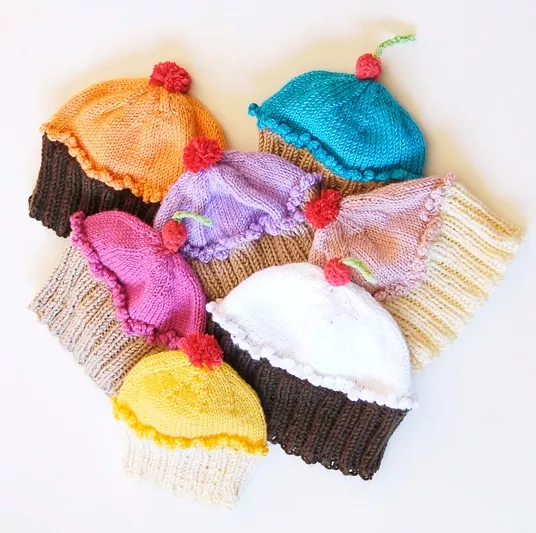 ONASMALLSCALE : Cupcake hats, $24 - PHOTO COURTESY OF ONASMALLSCALE