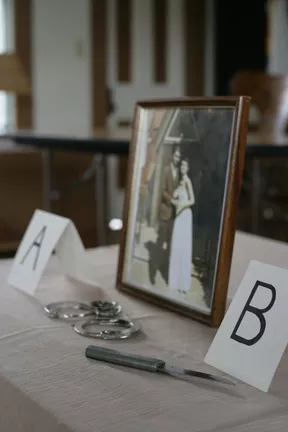EXHIBIT A : Evidence of a wife’s murder of her drunken husband is an integral part of the courthouse scene. - PHOTOS BY GLEN STARKEY