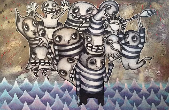 MAKE WAVES: The work of Bret Brown is surreal and whimsical all at once. - PHOTO COURTESY OF BRET BROWN