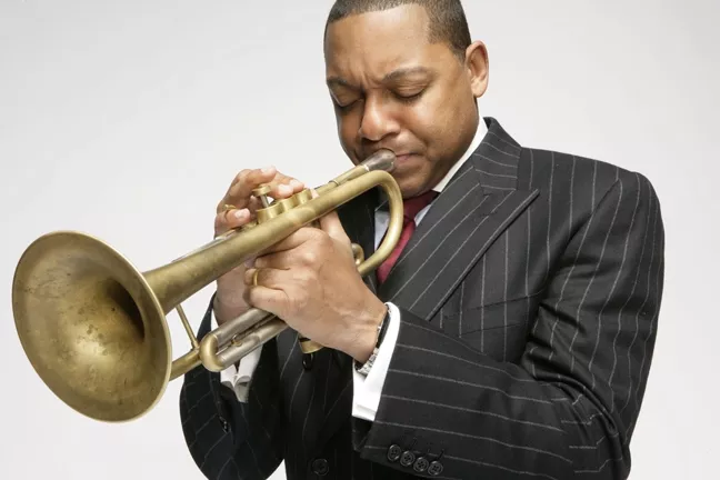 JAZZ MASTER : Wynton Marsalis leads the Jazz at Lincoln Center Orchestra at the PAC on March 13. - PHOTO COURTESY OF WYNTON MARSALIS