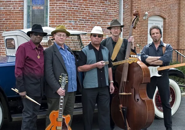 WEST COAST BLUES : Code Blues and a line up of all-star guests will paint the Rotary Bandstand Stage blue during the Arroyo Grande Village Summer Concert Series show on Aug. 15. - PHOTO COURTESY OF CODE BLUES