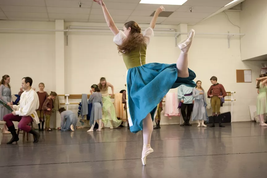 REBEL REBEL : Having no soul, Undine (McLaughlin, pictured) is a wild, feisty creature with no moral compass—until she meets the knight Huldbrand (James van Lommel). - PHOTO BY STEVE E. MILLER