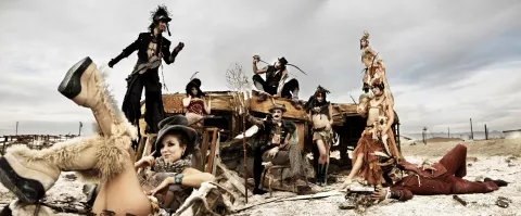 VISUAL STIMULATION : Lucent Dossier Vaudeville Cirque is an interactive spectacle of a performance group that regularly dazzles the underground Los Angeles art scene.