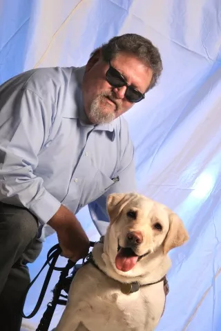VOLUNTEER: Bill Rouch and Heldi