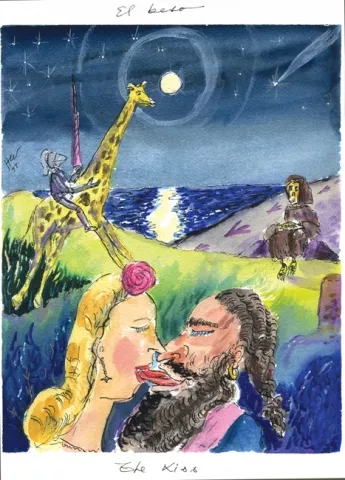THE KISS: - IMAGE BY HERNAN CASTELLANO-GIRON