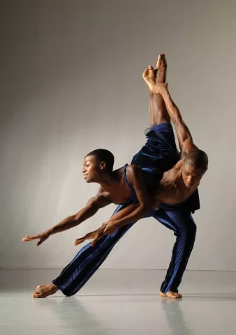 SMOOTH : Rachael McLaren and Ephraim Sykes dance in Troy Powell's The External Knot. - PHOTO COURTESY OF EDUARDO PATINO