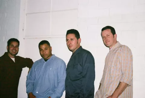 GREASIER THAN A HEMI WITH A BLOWN HEAD GASKET: Slicked up rockabilly and roots rock kings The Hydramatics will deliver a dose of their patented rock'n'roll at the Frog and Peach on Sept. 22. - PHOTO COURTESY OF THE HYDRAMATICS