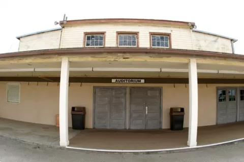 86 FINE ARTS. : Safety concerns prompted Cuesta College administrators to suddenly close the Blakeslee Auditorium, forcing campus performance groups to find a new venue on the fly. - PHOTO BY CHRISTOPHER GARDNER
