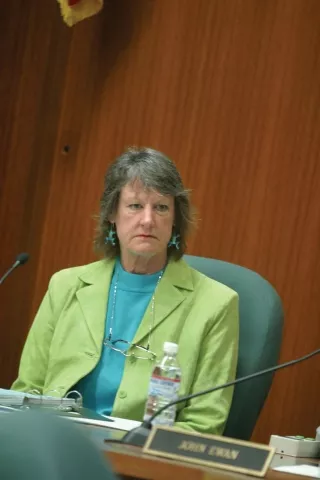 NOT BUYING IT: City Councilwoman Christine Mulholland dismisses Romero's stance as a scare tactic: "It's like saying we've got to shoot ourselves in the foot, otherwise the county will shoot us in the foot. So we have to do it first." - CHRISTOPHER GARDNER