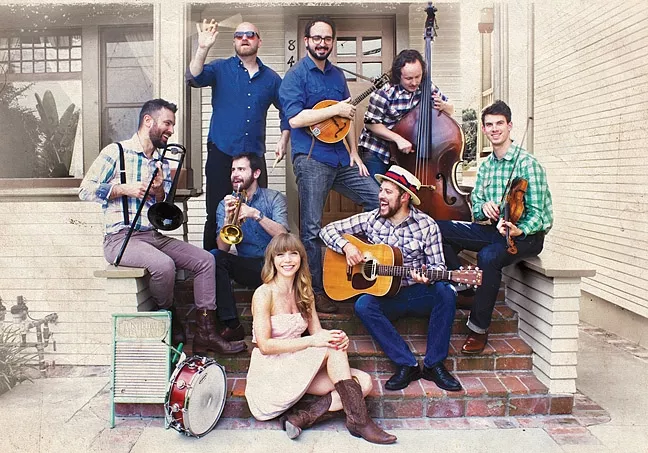 ROOTSY: Jazz, blues, and roots act The Dustbowl Revival (pictured) opens Feb. 14 for the California Honeydrops at the Fremont Theater. - PHOTO COURTESY OF THE DUSTBOWL REVIVAL
