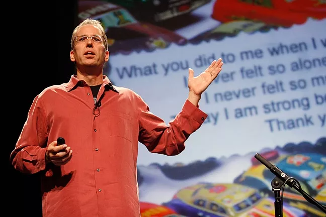 THE SECRET KEEPER: Author Frank Warren has been the recipient of more than a million secrets since he started the PostSecret project in 2004. - PHOTO COURTESY OF CAL POLY ARTS