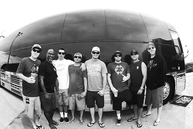 CALI STYLEE! : Slightly Stoopid headlines a four-act reggae and hip-hop show at Avila Beach Resort on July 3. - PHOTO BY JEFF PLISKIN OF RAISED FIST PROPAGANDA