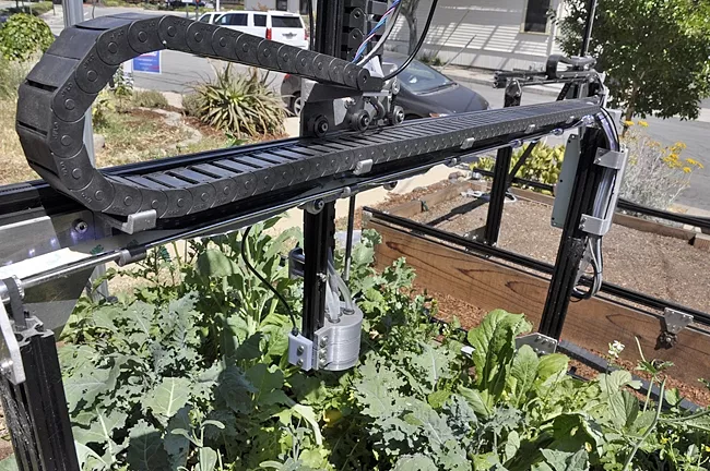 Automated Garden Farmbot Is The Future Of Growing Vegetables Strokes Plugs San Luis Obispo New Times San Luis Obispo Automated Garden Farmbot Is The Future Of Growing Vegetables Strokes Plugs San Luis Obispo New Times San Luis Obispo