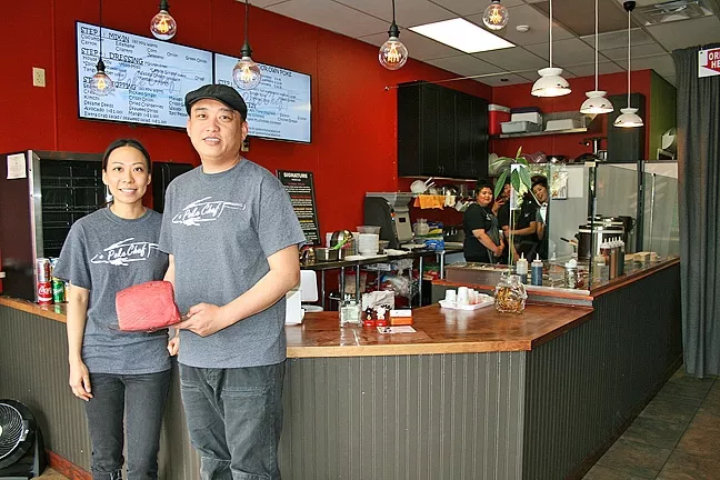 POKE PAIR: Pinky and Will Yan opened Poke Chef back in July and have already experienced a wave of popularity with college kids, foodies, and fish fiends alike. - PHOTO BY HAYLEY THOMAS
