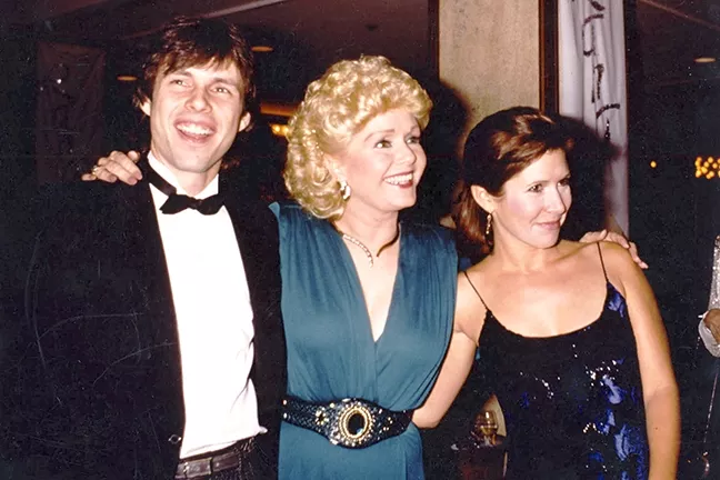 FAMILY: Through divorces and struggles with drugs and depression, Todd Fisher, Debbie Reynolds, and Carrie Fisher remained a tight-knit family. - PHOTO COURTESY OF TODD FISHER