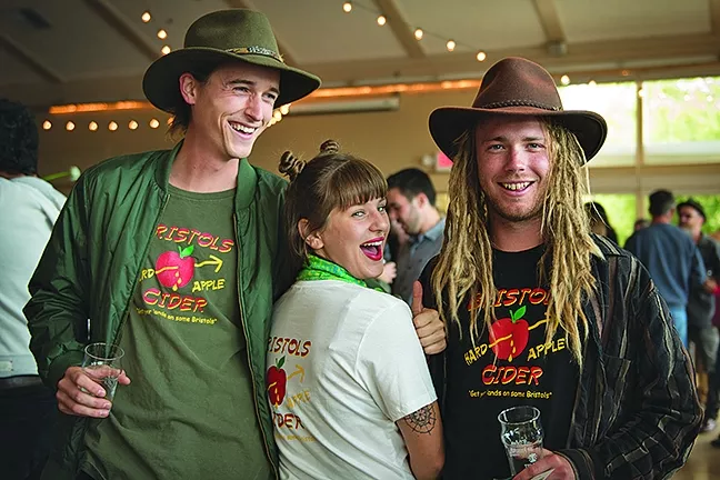 THE APPLE BUZZ: Now in its second year, the Central Coast CiderFest promises to offer up classic, creative, and wildly imaginative hard ciders. Discover a new favorite brew this Saturday, May 13, at the Atascadero Lake Park Pavilion. - PHOTO COURTESY OF CENTRAL COAST CIDERFEST