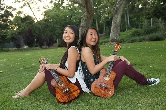UKULELE PRINCESSES: Self-taught ukulele duo The Lee Sisters play May 27 at the SLOMA. - PHOTO COURTESY OF THE LEE SISTERS