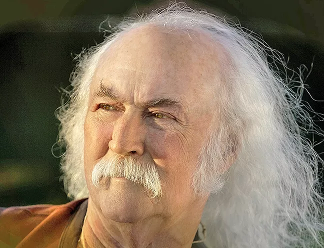 LEGENDARY : The amazing David Crosby plays the season opening show at Vina Robles Amphitheatre on April 25. - PHOTO COURTESY OF DAVID CROSBY