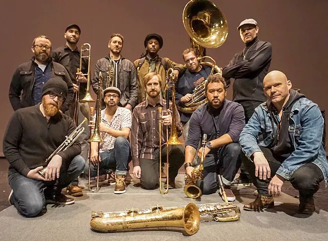 Chicago hip-hop, reggae, jazz, and soul ensemble The LowDown Brass Band plays The Siren on Oct. 22 - Vimarsana News