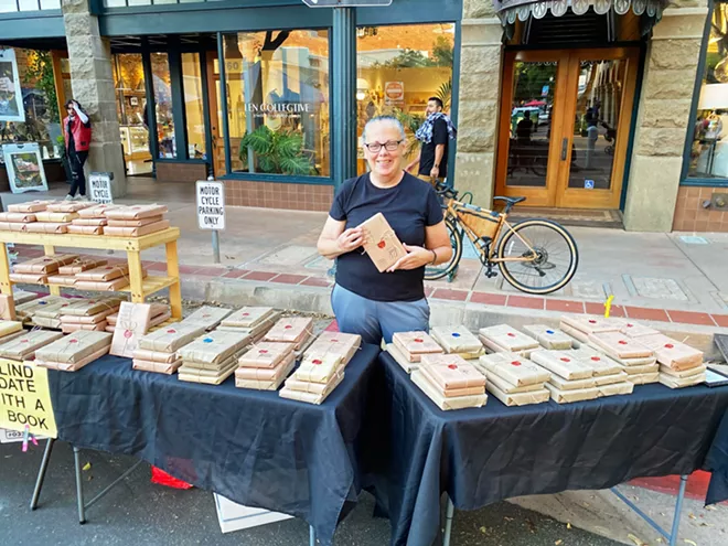 Blind Date With A Book encourages reading at the SLO Farmers' Market and beyond - Vimarsana News