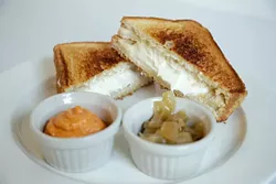 Grilled Cheese at Pierre Pierre Creperie in Oklahoma City, Monday, March 23, 2015. - GARETT FISBECK