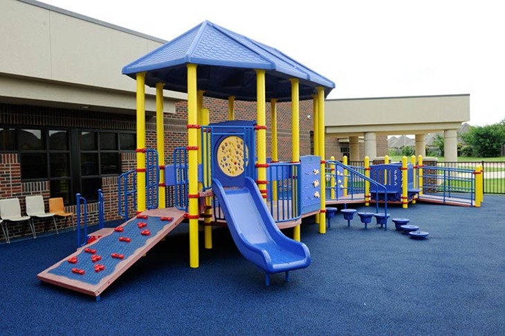 Playground at Cross Timbers Elementary School in Edmond, Tuesday, July 7, 2015. - GARETT FISBECK