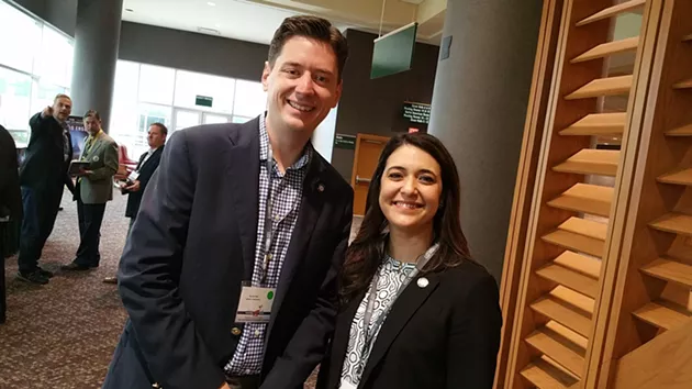 State senators David Holt and Stephanie Bice addressed the Southern Republican Leadership Conference on May 22. - BEN FELDER