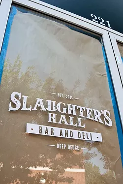 Slaughter's Hall is being renovated by WSKY Lounge owner Jarrod Holley. (Mark Hancock)