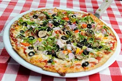 Supreme Pizza at Flip's in Oklahoma City, Monday, May 18, 2015. - GARETT FISBECK