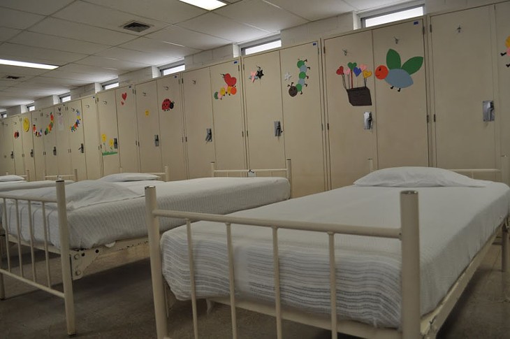 Each dormitory at Fort Sill can house 60 children who have been apprehended at the U.S. border. - PROVIDED