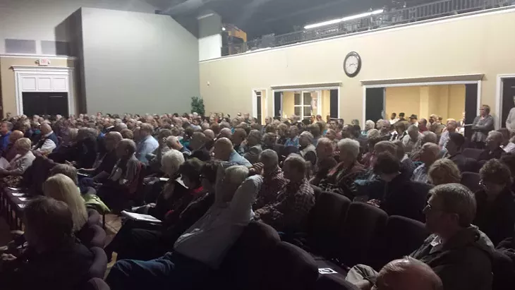Hundreds gathered at Fairview Baptist Church in Edmond on Oct. 13 to hear lectures on the danger of Islam. - BEN FELDER
