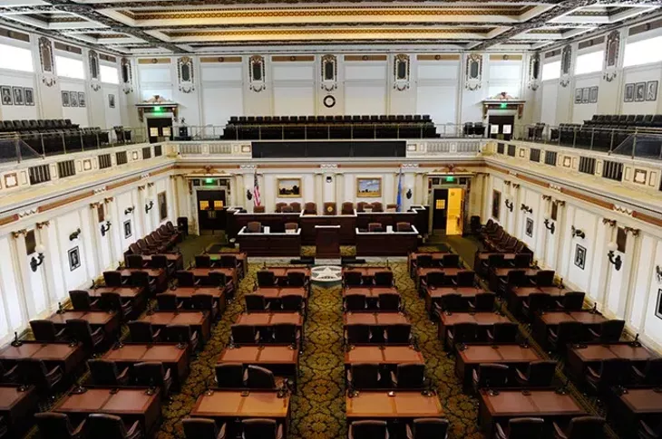 House of Representatives at the Oklahoma State Capitol. (Garett Fisbeck)
