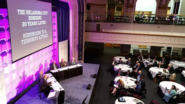 The National Summit on Homeland Security Law kicked off April 17 with a panel from former city leaders. - BEN FELDER
