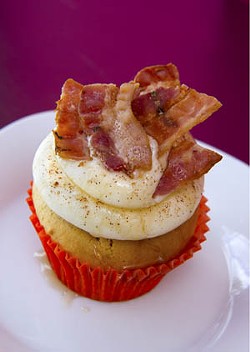 Bacon cupcakes with maple syrup not available everyday, but can be special ordered or found on a daily special now and then.Photo/Shannon Cornman - SHANNON CORNMAN