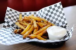 Pickle fries at Cal's Chicago Style Eatery in Oklahoma City, Thursday, March 5, 2015. - GARETT FISBECK