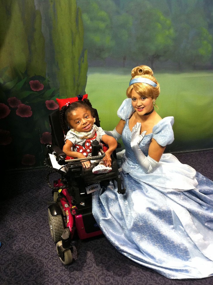 The Oklahoma Make-A-Wish Foundation made it possible for Ayanna to go to Disney World. - PROVIDED
