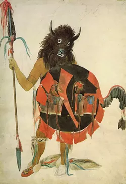 “Mandan Buffalo Dancer” by Karl Bodmer - PROVIDED