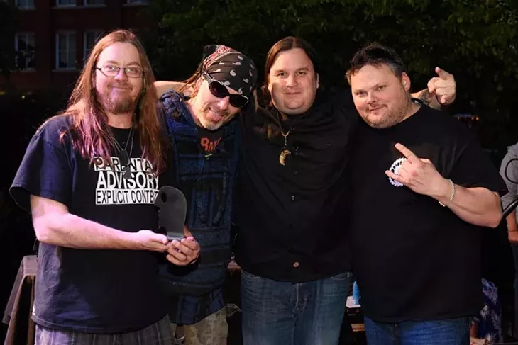 Left to Die for Best Metal during the Oklahoma Gazette Music Awards at Metro Music Fest, Friday, Apri 8, 2016. - GARETT FISBECK