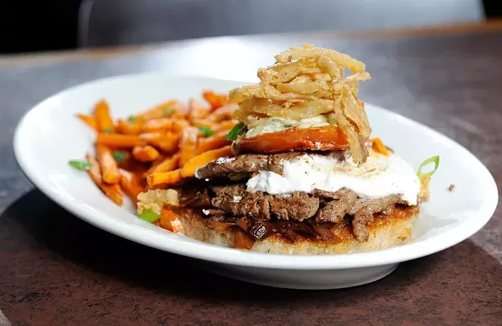 Seared tenderloin slices at Cafe 501 in Oklahoma City, Monday, Jan. 26, 2015. - GARETT FISBECK