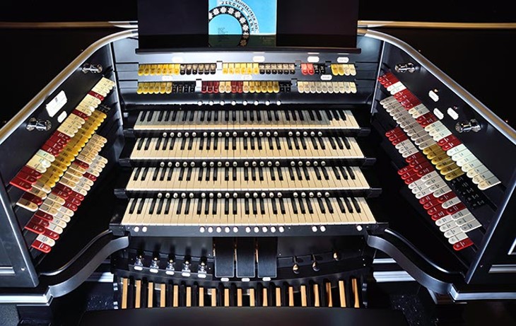 Overhead view of the restored Kilgen Wonder Organ, on exhibit at the Oklahoma History Center, 1-25-16. - MARK HANCOCK