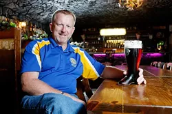 Mike Turek poses for a photo at Old Germany in Choctaw, Thursday, Aug. 13, 2015. - GARETT FISBECK