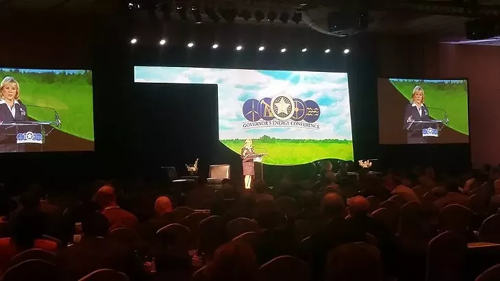Gov. Mary Fallin spoke at the 2014 Governor's Energy Conference in Oklahoma City. - GOVERNOR'S OFFICE
