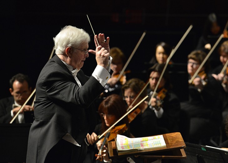 Joel Levine conducts the Oklahoma City Philharmonic. - WENDY MUTZ