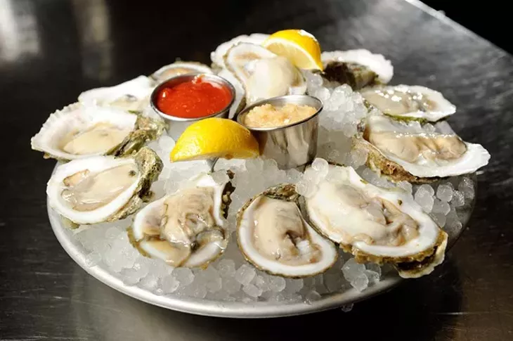 Oysters at Pearl's in Oklahoma City, Thursday, Jan. 21, 2016. - GARETT FISBECK