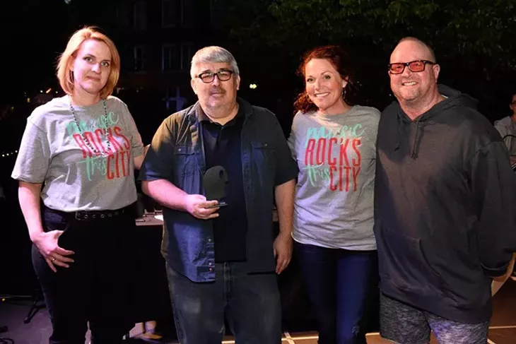 Rawson Music for Best Music Gear Store during the Oklahoma Gazette Music Awards at Metro Music Fest, Friday, Apri 8, 2016. - GARETT FISBECK