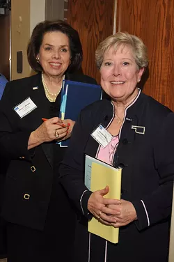 Karen Vineyard Waddell and Jari Askins are leading the Healthy Community Collaborative – Northeast Oklahoma City. - LYNN INSTITUTE FOR HEALTHCARE RESEARCH INC. / PROVIDED