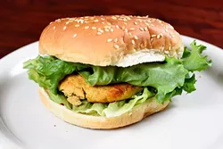 Shami Kabob Sandwich at Kabob-n-Curry, Wednesday, March 16, 2016. - GARETT FISBECK